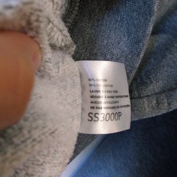 HUF Men M Sweatshirt Crewneck Gray Logo Aztec Tribal Unisex Casual Street Skater - Picture 6 of 8